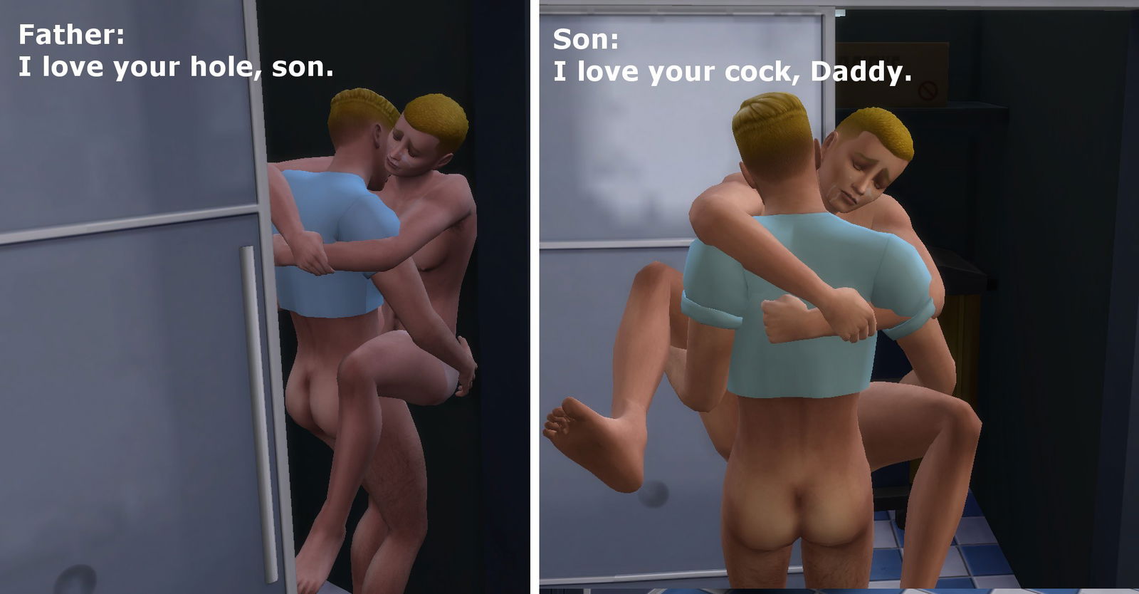 Photo by Sims4Men with the username @Sims4Men, who is a verified user,  December 18, 2018 at 10:49 AM. The post is about the topic Gay Incest