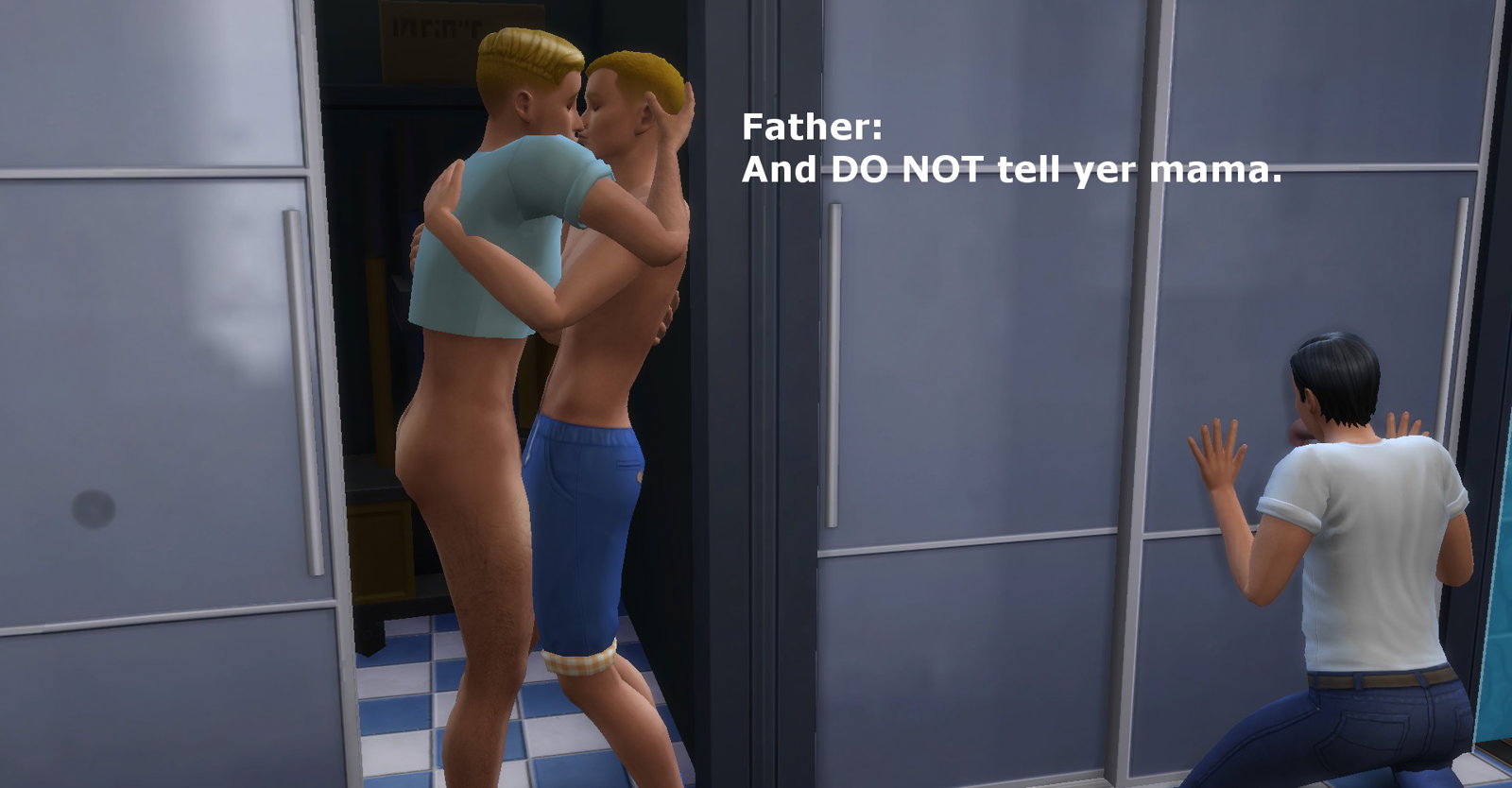 Photo by Sims4Men with the username @Sims4Men, who is a verified user,  December 18, 2018 at 10:49 AM. The post is about the topic Gay Incest