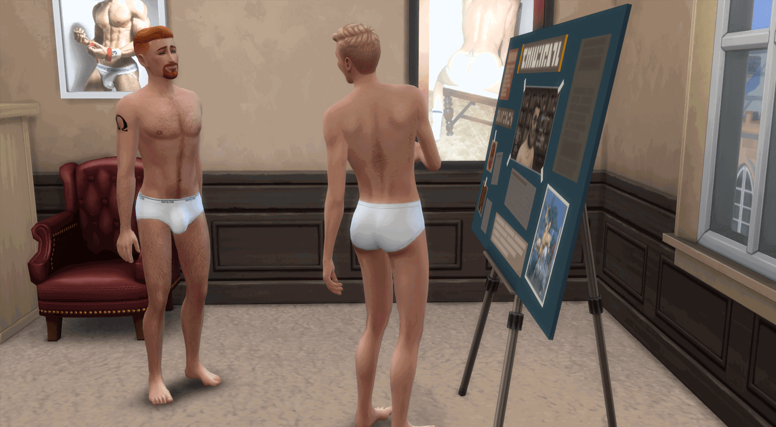 Photo by Sims4Men with the username @Sims4Men, who is a verified user,  September 24, 2023 at 12:10 PM. The post is about the topic Gay Boxers and Briefs