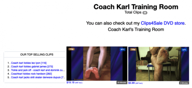 Watch the Photo by coachkarl with the username @coachkarl, who is a brand user, posted on July 23, 2021 and the text says 'oach Karl has a whole lot of new Clips on #clips4sale An entire army of new Men's bare Feet video clips. 38 clips now, more added ongoing.
https://clips4sale.com/studio/151215/coach-karl-training-room'