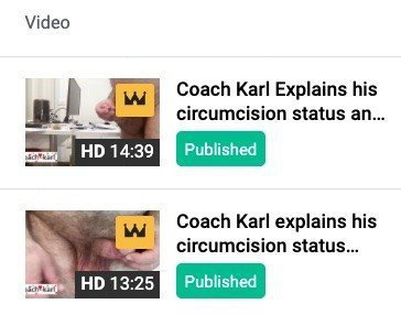 Photo by coachkarl with the username @coachkarl, who is a brand user,  December 27, 2021 at 9:58 PM and the text says 'For the uncircumcised curious, a fun video from a live cam broadcast last week. https://faphouse.com/gay/studios/coach-karl'