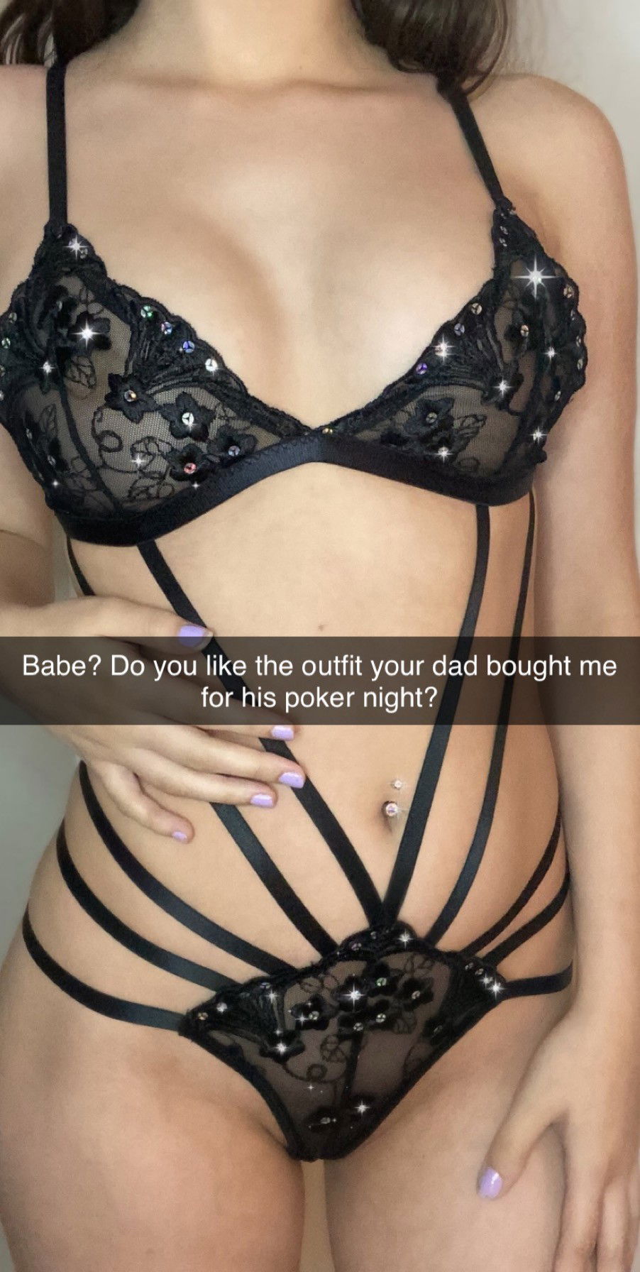 Photo by Mr. & Mrs. V with the username @sieficktfremd,  September 5, 2020 at 9:03 AM. The post is about the topic Hotwife/Cuckold Snapchat and the text says 'He bought her a new outfit...

#cuckold #cheating #teasing'