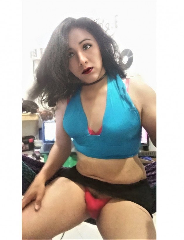 Photo by putitrans with the username @putitrans,  July 17, 2021 at 2:29 AM. The post is about the topic Shemale Twinks and the text says 'Wear cute panties and show off your bulge #shemale #ladyboy #crossdresser #trans #tgirl #sissy #trap #trapito #femboy #femboi #crossdress #cd # 女 # 女装#femboy #trans'