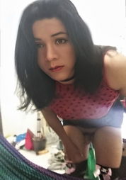 Photo by putitrans with the username @putitrans,  June 27, 2022 at 4:41 PM. The post is about the topic Shemale Twinks and the text says '#shemale #ladyboy #crossdresser #outdoor #trans #tgirl #flashing #sissy #trap #trapito #hemale #femboy #fembow #crossdress #cd'