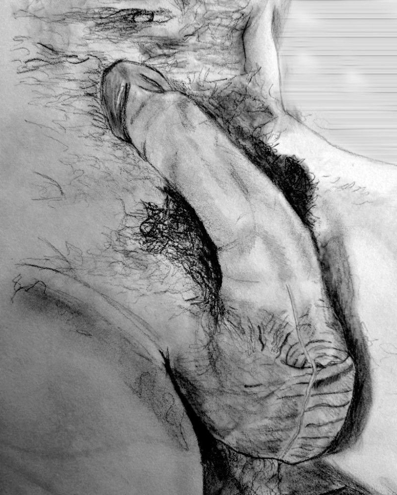 Photo by sharingintimacy with the username @sharingintimacy,  August 14, 2020 at 9:07 PM. The post is about the topic Drawing Intimacy and Sexuality and the text says 'As a woman, drawing a penis in all the majestic glory of an erection was a way to better understand my lover. 

Then, when drawing a penis in its softer state, it became even clearer to me that you cannot truly wield power, or love, without  awareness of..'