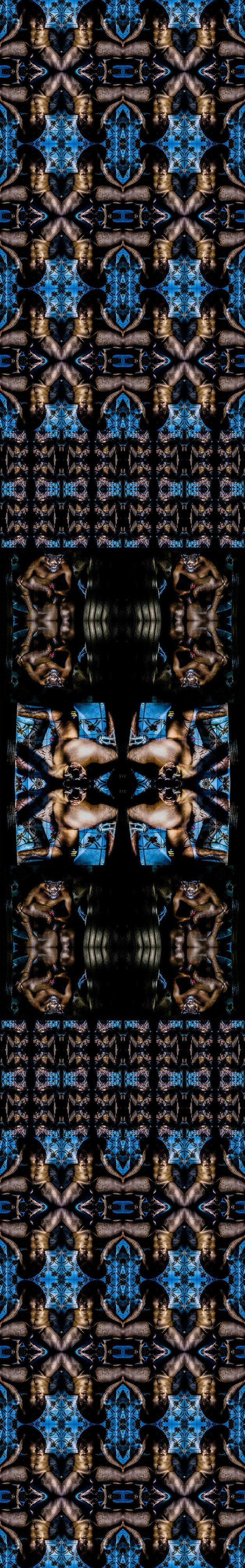 Photo by nuartistcoexprimntal with the username @nuartistcoexprimntal,  January 23, 2021 at 12:33 AM. The post is about the topic Erotic Horror and the text says 'colagem com autorretrato em pintura de luz ( light painting self portrait collage)'