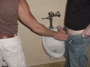 Photo by smeat75 with the username @smeat75,  September 16, 2022 at 2:07 PM. The post is about the topic At the Urinal