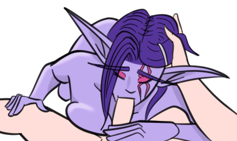 Photo by PervyelfTahk with the username @PervyelfTahk,  August 14, 2020 at 9:50 PM. The post is about the topic 2D art and the text says 'A Gallery of My Night elf OC. Myraeth ;3'