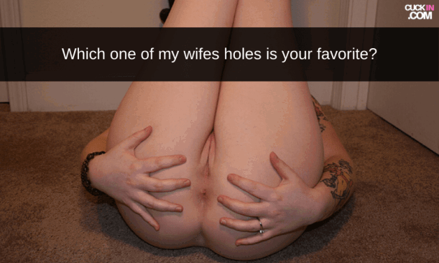 Photo by TheCuckin with the username @TheCuckin, who is a brand user,  March 23, 2023 at 7:57 PM. The post is about the topic Shared Wifes and the text says 'My wife want's to know which of her holes you prefer #hotwife'