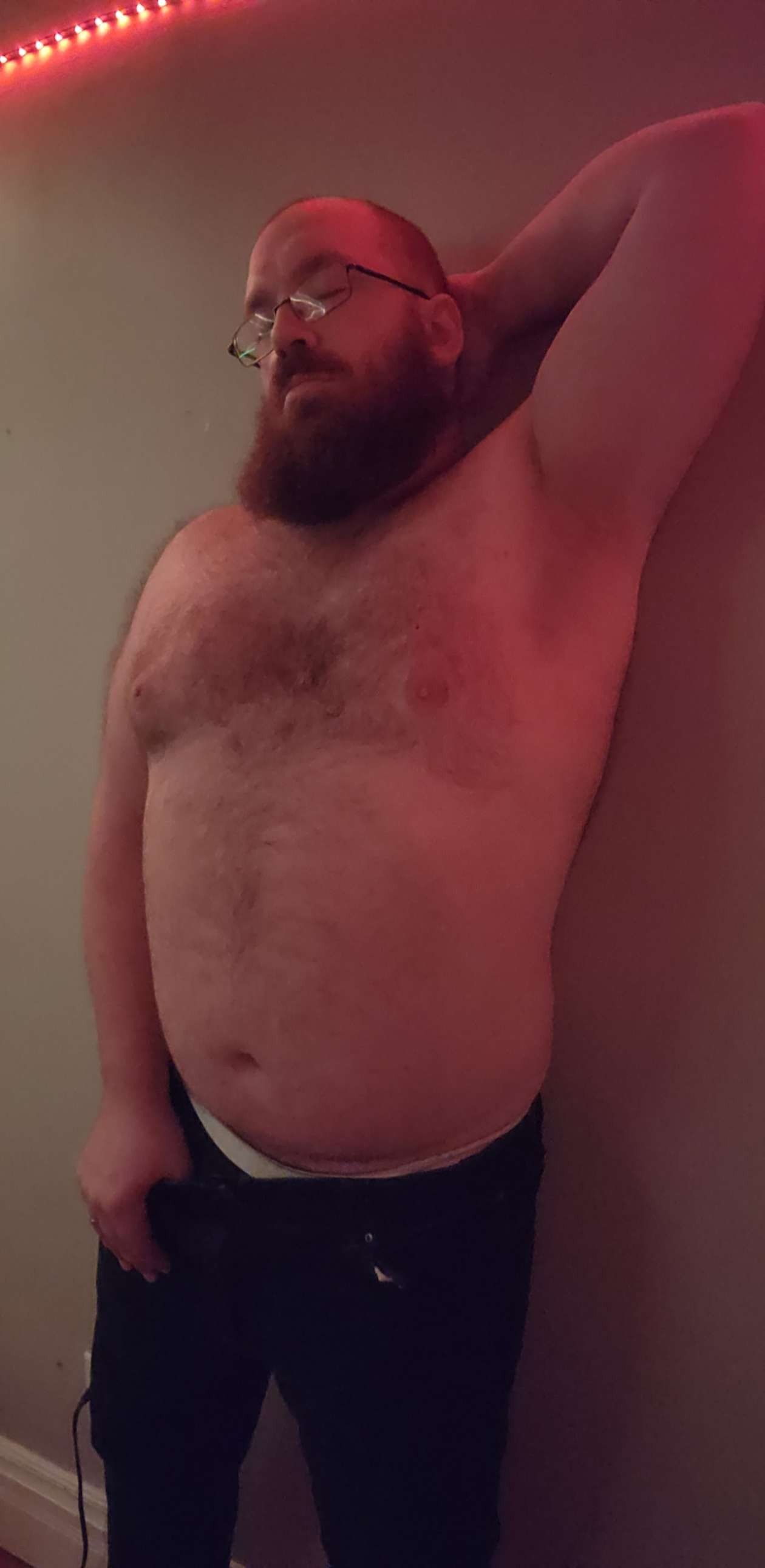 Album by RedBearded with the username @TheSpankCave,  January 30, 2023 at 2:46 PM. The post is about the topic Striptease and the text says 'felt sexy more on my spicy page all for free'