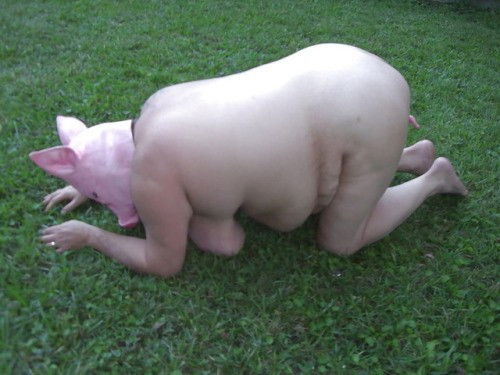 Wife outdoor barebackcumpigs chubby