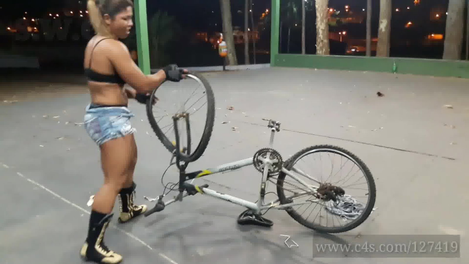 Photo by MusclegirlStrength with the username @MusclegirlStrength, who is a brand user,  February 9, 2024 at 1:00 PM and the text says 'Muscle Goddess Rogatona Obliterates Bike in Jaw-Dropping Display!
Full Video: https://bit.ly/3dDLLx9

Step into the world of muscle goddesses and witness their jaw-dropping strength as they crush, flex, and dominate - embrace your desire for power at..'