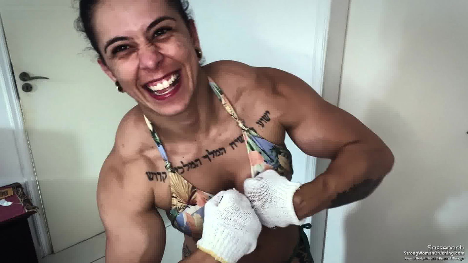 Album by MusclegirlStrength with the username @MusclegirlStrength, who is a brand user,  February 23, 2024 at 2:56 PM and the text says 'Sassenach She-Hulk Obliterates Metal Tools with Insane Strength!
Full Video: https://bit.ly/3UL5OR2

Experience the power and sensuality of muscular female bodybuilders crushing metal, lifting cars, and flexing their muscles - indulge in the ultimate..'