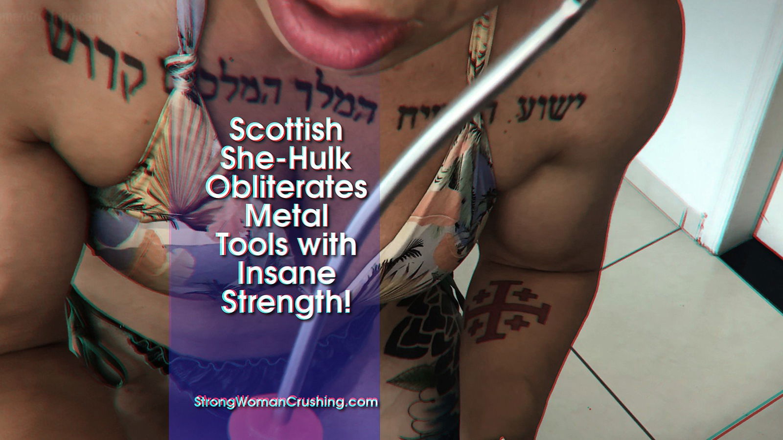 Album by MusclegirlStrength with the username @MusclegirlStrength, who is a brand user,  February 23, 2024 at 2:56 PM and the text says 'Sassenach She-Hulk Obliterates Metal Tools with Insane Strength!
Full Video: https://bit.ly/3UL5OR2

Experience the power and sensuality of muscular female bodybuilders crushing metal, lifting cars, and flexing their muscles - indulge in the ultimate..'