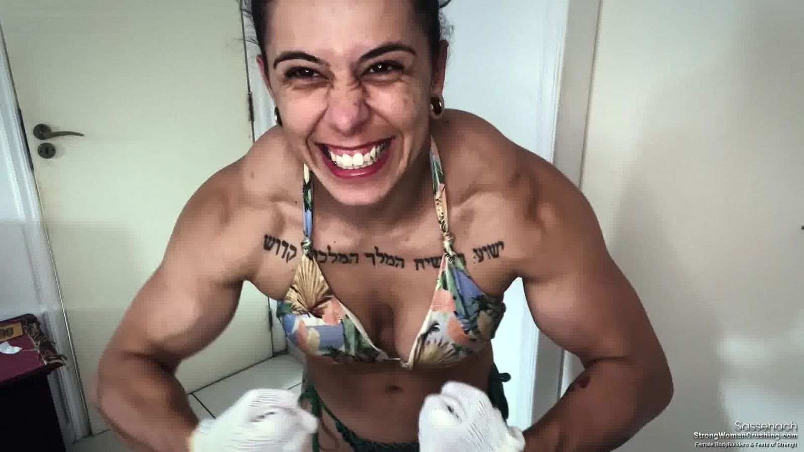 Album by MusclegirlStrength with the username @MusclegirlStrength, who is a brand user,  February 23, 2024 at 2:56 PM and the text says 'Sassenach She-Hulk Obliterates Metal Tools with Insane Strength!
Full Video: https://bit.ly/3UL5OR2

Experience the power and sensuality of muscular female bodybuilders crushing metal, lifting cars, and flexing their muscles - indulge in the ultimate..'