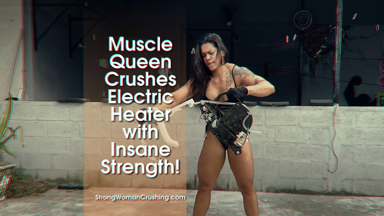 Photo by MusclegirlStrength with the username @MusclegirlStrength, who is a brand user,  March 2, 2024 at 11:55 AM and the text says 'Muscle Queen Crushes Electric Heater with Insane Strength!
Full Video: https://bit.ly/3M0k3eP

Experience the power and beauty of muscular female bodybuilders as they dominate, flex their muscles, lift cars, bend metal, and crush objects with sheer..'