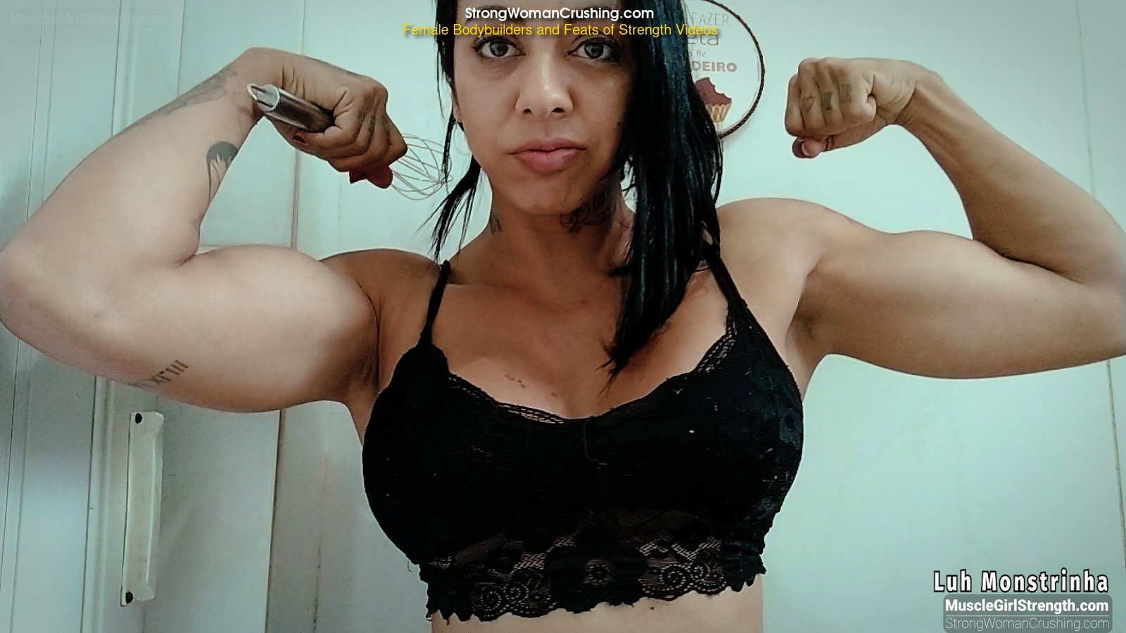 Photo by MusclegirlStrength with the username @MusclegirlStrength, who is a brand user,  May 15, 2024 at 1:12 PM and the text says 'Muscle Goddess Crushes Kitchenware with Insane Strength!: https://www.strongwomancrushing.com/

#musclegirl #musclegirllove #femalemuscle #femalemuscles #featsofstrength #musclepower #strongwomen #barbendingbeasts'