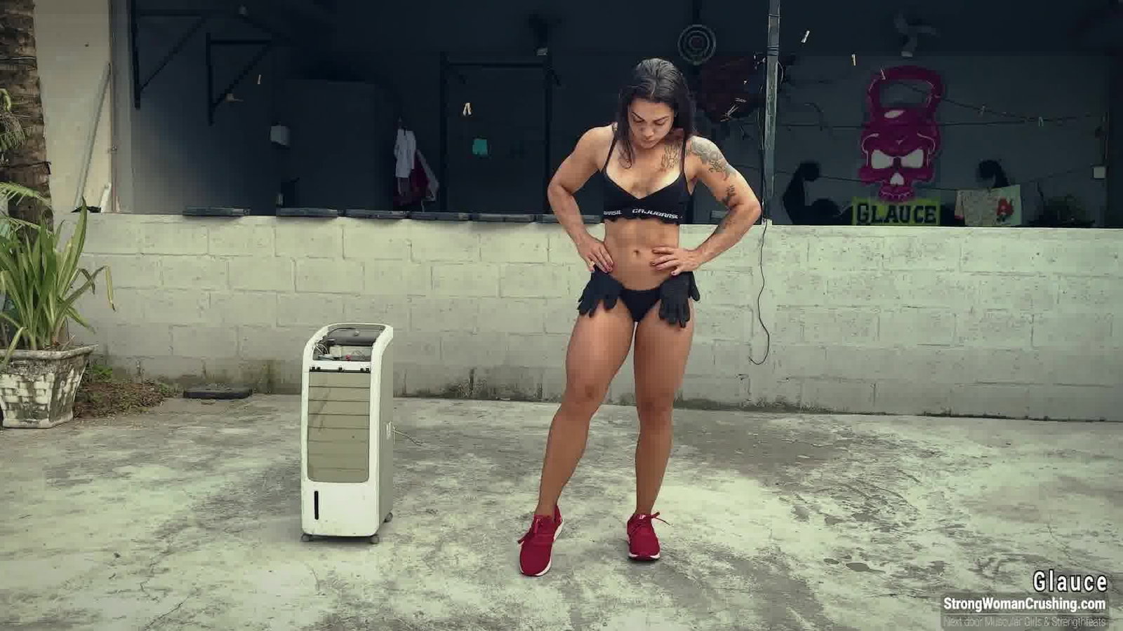 Photo by MusclegirlStrength with the username @MusclegirlStrength, who is a brand user,  March 2, 2024 at 11:55 AM and the text says 'Muscle Queen Crushes Electric Heater with Insane Strength!
Full Video: https://bit.ly/3M0k3eP

Experience the power and beauty of muscular female bodybuilders as they dominate, flex their muscles, lift cars, bend metal, and crush objects with sheer..'