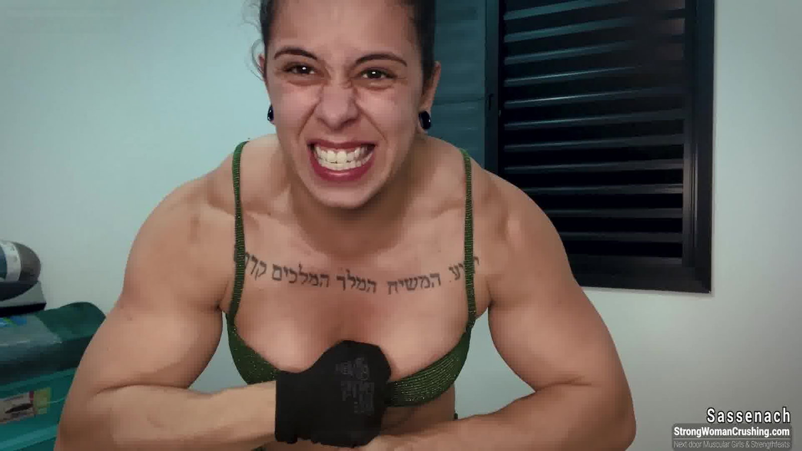 Photo by MusclegirlStrength with the username @MusclegirlStrength, who is a brand user,  February 5, 2024 at 1:31 PM and the text says 'Unleashing Steel-Crushing Power: Sassenach's Incredible Might!
Full Video: https://bit.ly/3ZEQPqp

Powerful Goddesses Unleashed! Witness muscular beauties dominate metal, crush obstacles, and flex their sensational muscles at Sassenach's ultimate..'