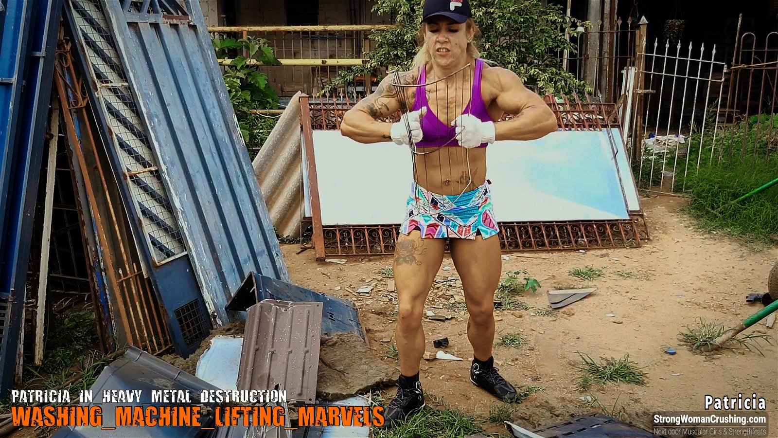 Photo by MusclegirlStrength with the username @MusclegirlStrength, who is a brand user,  October 29, 2023 at 9:46 PM and the text says 'Get membership now at www.StrongWomanCrushing.com and witness Patricia's heavy metal destruction unfold before your eyes! 🎥

🔥 Don't miss out on this jaw-dropping video featuring Patricia's mind-blowing muscular strength! 💪💥

🔥🔥🔥 Hurry up and..'
