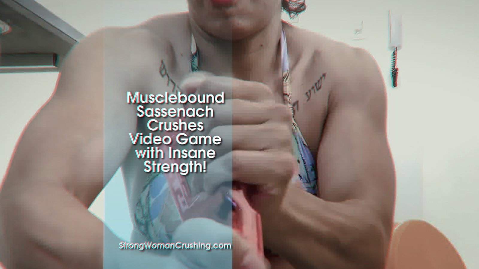 Photo by MusclegirlStrength with the username @MusclegirlStrength, who is a brand user,  February 3, 2024 at 12:18 PM and the text says 'Musclebound Sassenach Crushes Video Game with Insane Strength!
Full Video: https://bit.ly/3NrKWH9

Experience the sheer power and sensuality of muscular female bodybuilders as they flex, bend metal, lift cars, and crush things - don't miss out on this..'