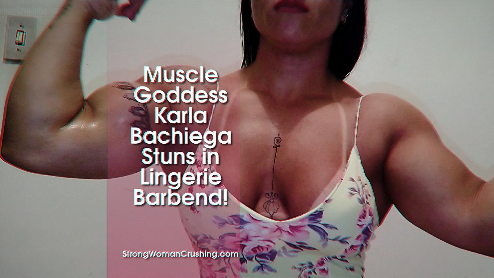 Photo by MusclegirlStrength with the username @MusclegirlStrength, who is a brand user,  March 3, 2024 at 12:24 PM and the text says 'Muscle Goddess Karla Bachiega Stuns in Lingerie Barbend!
Full Video: https://bit.ly/3B57GIn

Discover the powerful allure of muscular female bodybuilders flexing their muscles and showcasing their strength - witness them bending metal, lifting cars,..'