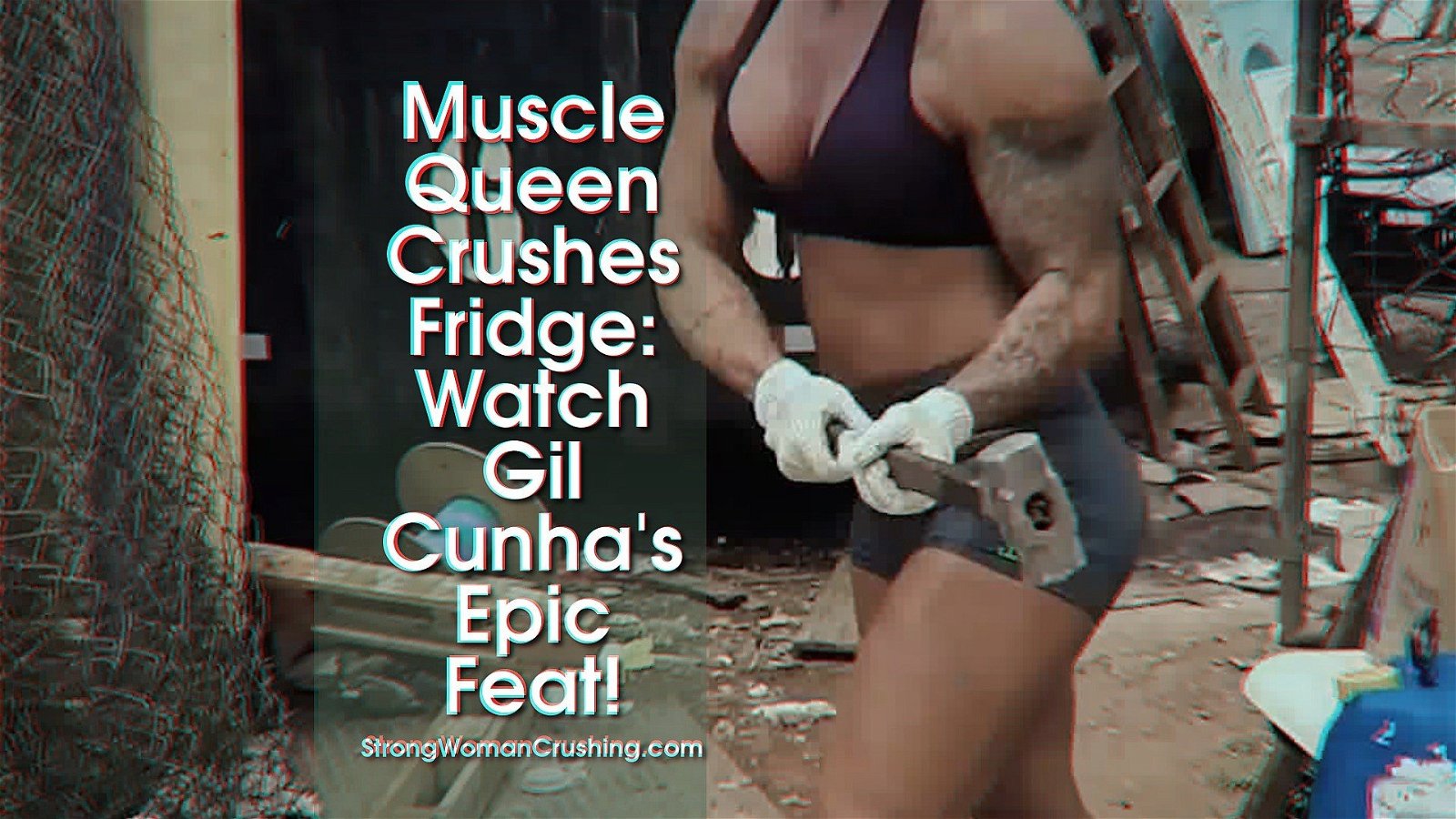 Photo by MusclegirlStrength with the username @MusclegirlStrength, who is a brand user,  March 4, 2024 at 1:23 AM and the text says 'Muscle Queen Crushes Fridge: Watch Gil Cunha's Epic Feat!
Full Video: https://bit.ly/32D3Uss

Embrace the power and beauty of muscular female bodybuilders as they showcase their strength by crushing things, bending metal, lifting cars, and flexing..'