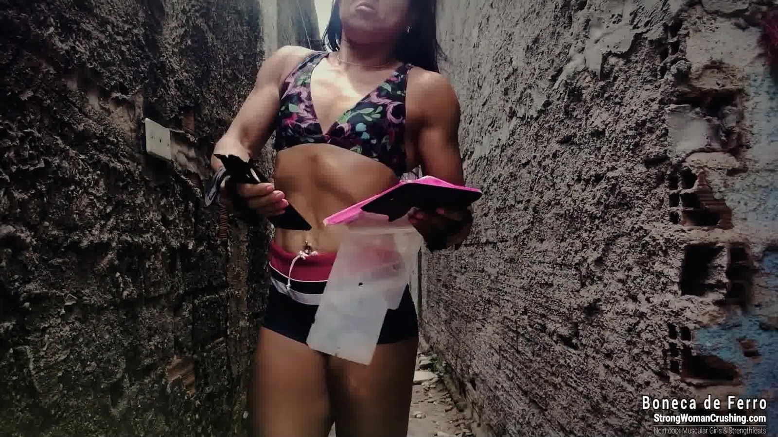 Album by MusclegirlStrength with the username @MusclegirlStrength, who is a brand user,  February 12, 2024 at 8:46 PM and the text says 'Muscle Goddess Crushes Keyboard with Iron Grip!
Full Video: https://bit.ly/3cuvttb

Experience the jaw-dropping power and sensuality of Boneca de Ferro and other fierce female bodybuilders as they flex, lift cars, crush things, and bend metal - a..'