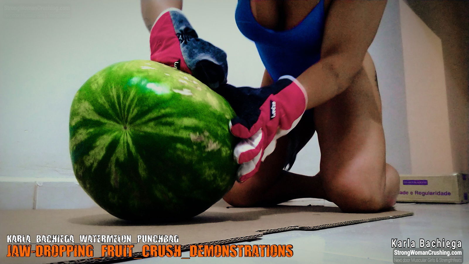 Photo by MusclegirlStrength with the username @MusclegirlStrength, who is a brand user,  November 4, 2023 at 12:57 PM and the text says 'Visit www.StrongWomanCrushing.com and become a member today!

🍉 Watch Karla Bachiega Watermelon Punchbag Video! 🎥
Are you ready to witness the incredible strength and power of Karla Bachiega? 💪🔥

🔥🔥 Calling all men who love muscular female..'