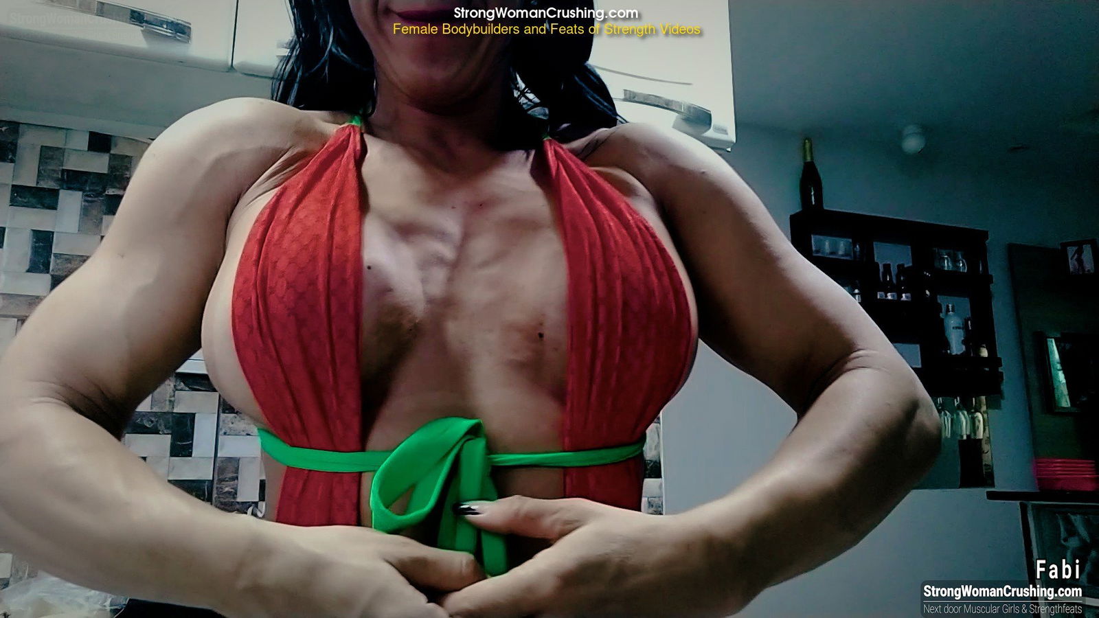 Album by MusclegirlStrength with the username @MusclegirlStrength, who is a brand user,  May 31, 2024 at 3:22 PM and the text says 'Muscle Queen Crushes Cantaloupe with Pure Power!:
https://www.strongwomancrushing.com/2022/03/02/fabi-smashes-a-cantaloupe-2/

Fabi flexes her super sensual muscle and smashes a cantaloupe

#musclegirl #musclegirllove #femalemuscle #femalemuscles..'