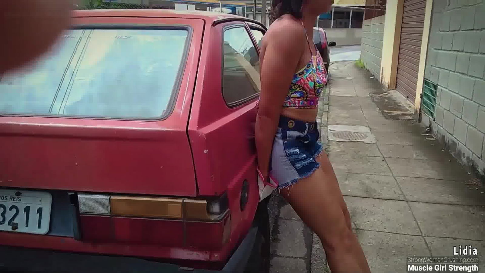 Album by MusclegirlStrength with the username @MusclegirlStrength, who is a brand user,  January 29, 2024 at 11:58 AM and the text says 'Unbelievable Strength: Lidia Defies Gravity and Lift Car!
Full Video: https://bit.ly/3FYwFxX

Discover the power and sensuality of muscular female bodybuilders as they flex, bend metal, lift cars, and crush things - explore our site now!

#musclegirl..'