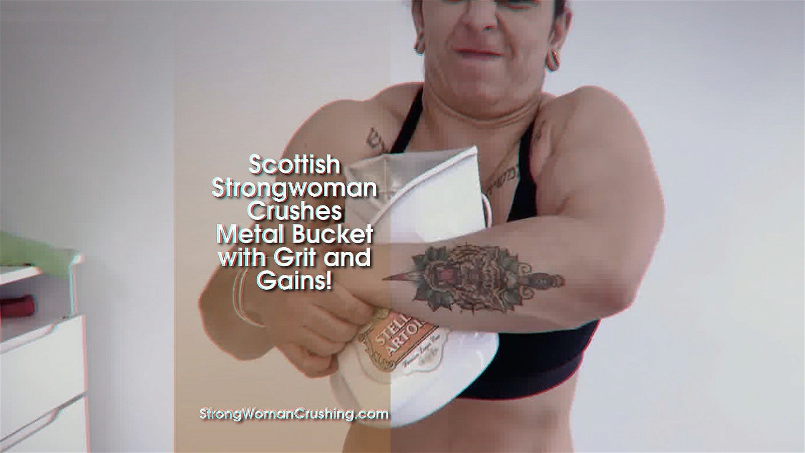 Photo by MusclegirlStrength with the username @MusclegirlStrength, who is a brand user,  February 21, 2024 at 6:12 PM and the text says 'Sassenach Strongwoman Crushes Metal Bucket with Grit and Gains!
Full Video: https://bit.ly/494UxzA

Step into a world of powerful women crushing limits and bending metal with each flex – experience the ultimate strength at our site!

#musclegirl..'