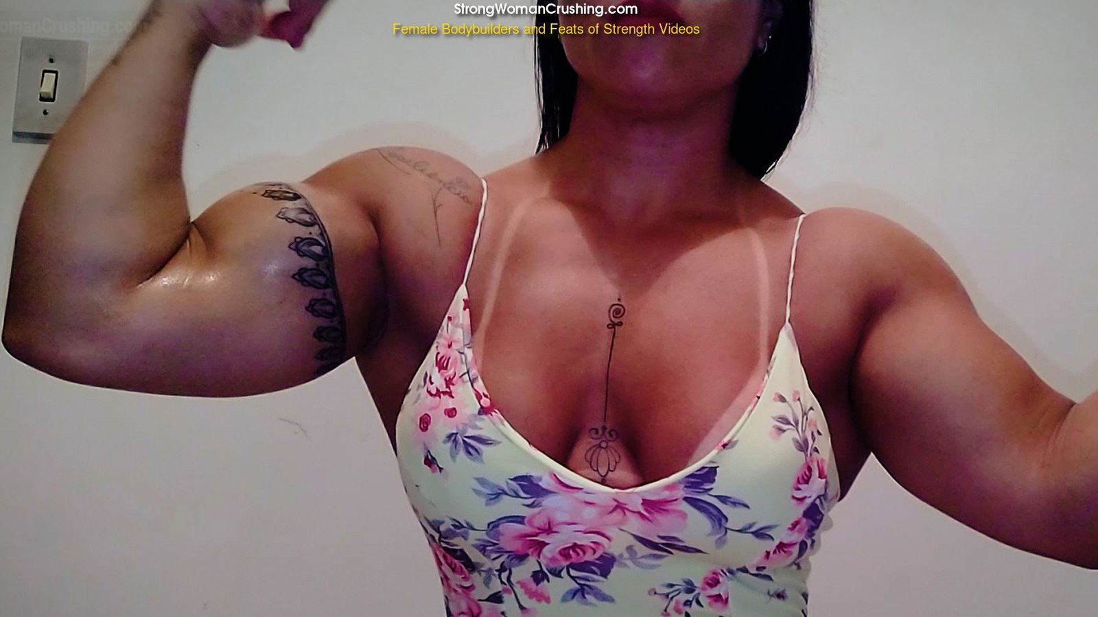 Album by MusclegirlStrength with the username @MusclegirlStrength, who is a brand user,  April 24, 2024 at 4:50 PM and the text says 'Muscular Goddess Karla Bachiega Crushes Barbend in Lingerie!: StrongWomanCrushing.com

#musclegirl #musclegirllove #femalemuscle #femalemuscles #featsofstrength #MuscleMaven #StrengthGoddess #PowerhouseBabe'