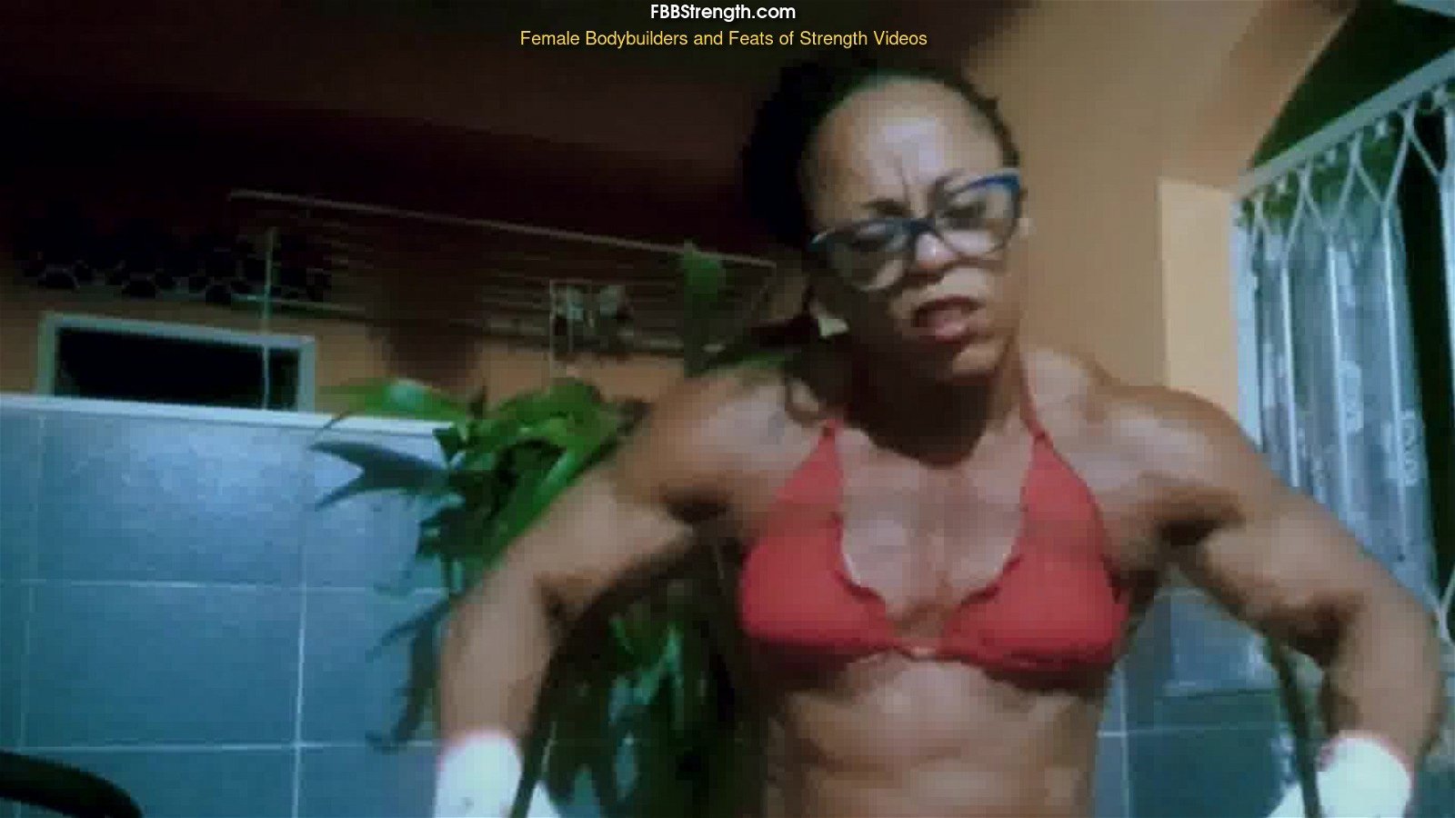 Photo by MusclegirlStrength with the username @MusclegirlStrength, who is a brand user,  April 6, 2024 at 1:09 AM and the text says 'Watch Marta Strong Crush Metal Rebars with Her Insane Strength!: fbbstrength.com

#musclegirl #musclegirllove #femalemuscle #femalemuscles #featsofstrength #StrongWomen #MusclePower #BarBendingQueens'