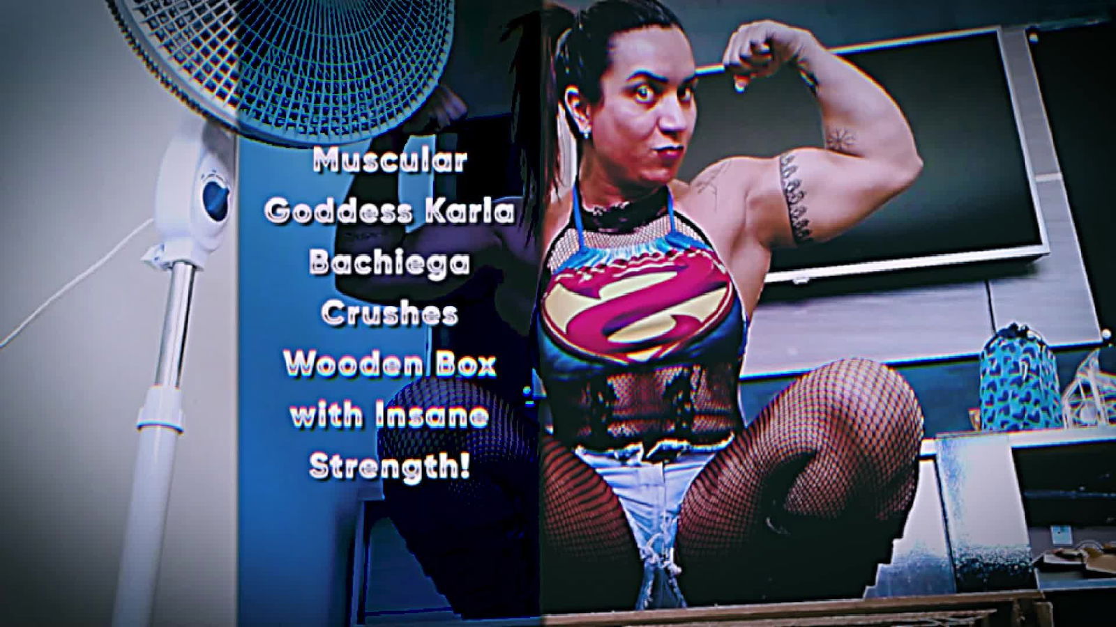 Photo by MusclegirlStrength with the username @MusclegirlStrength, who is a brand user,  January 5, 2024 at 11:52 AM and the text says 'Muscular Goddess Karla Bachiega Crushes Wooden Box with Insane Strength!
Link: https://bit.ly/3HADGXm

Get ready to be mesmerized by the sheer power and beauty of muscular women 💪💥 
Join our exclusive Month Membership today starting at just $8.99..'