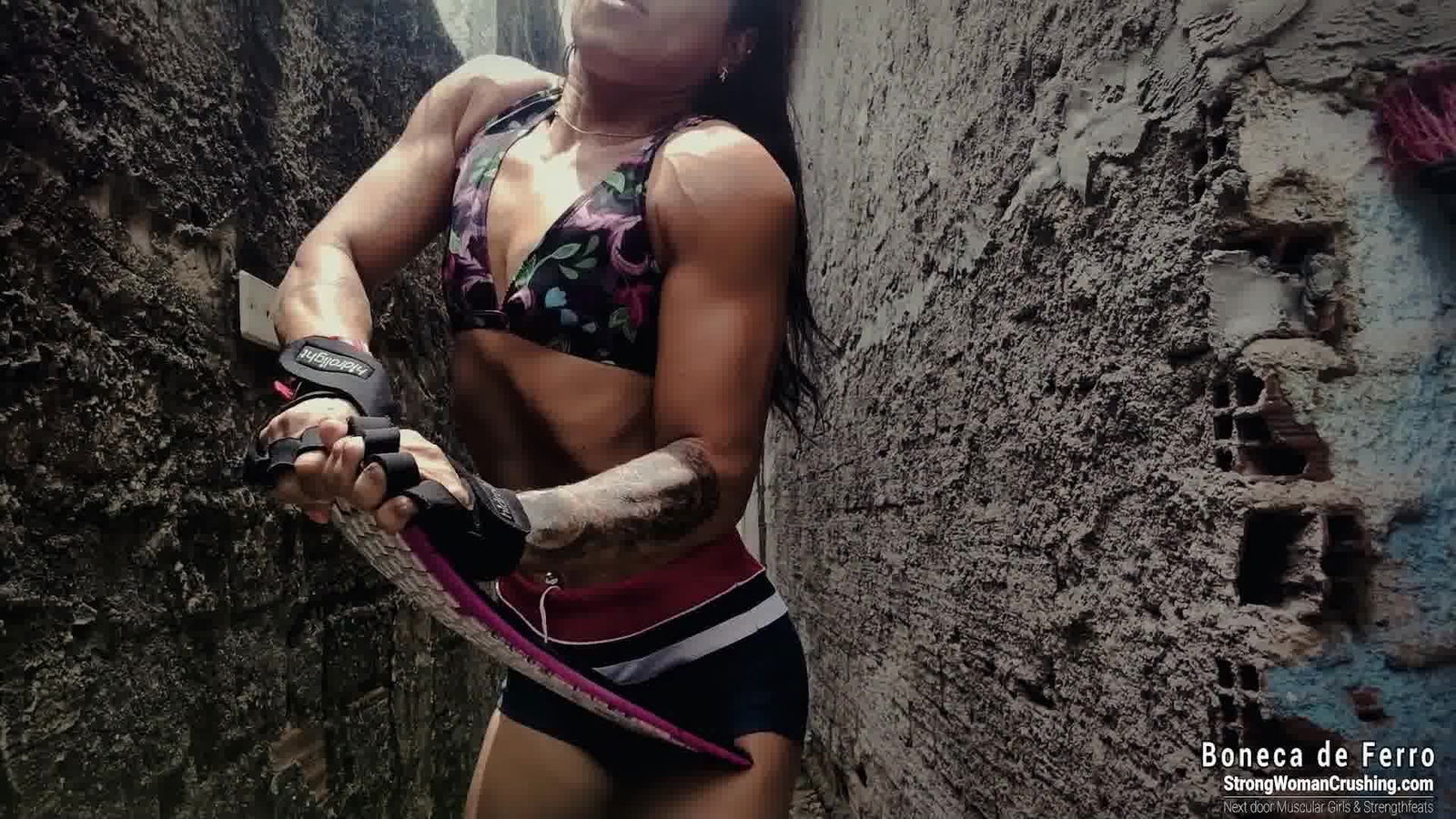 Album by MusclegirlStrength with the username @MusclegirlStrength, who is a brand user,  February 12, 2024 at 8:46 PM and the text says 'Muscle Goddess Crushes Keyboard with Iron Grip!
Full Video: https://bit.ly/3cuvttb

Experience the jaw-dropping power and sensuality of Boneca de Ferro and other fierce female bodybuilders as they flex, lift cars, crush things, and bend metal - a..'