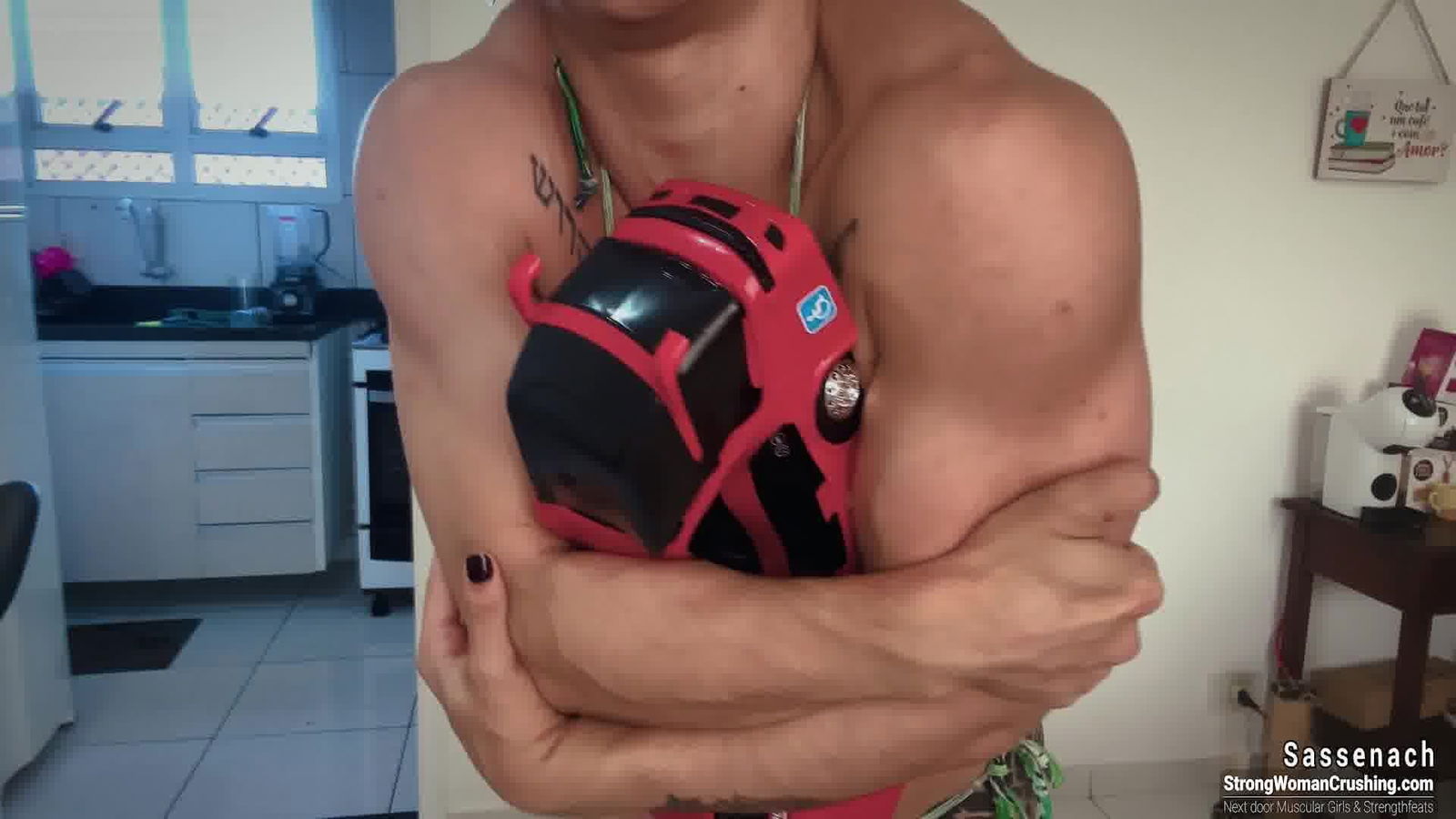 Album by MusclegirlStrength with the username @MusclegirlStrength, who is a brand user,  January 31, 2024 at 12:41 PM and the text says 'Muscle Goddess Obliterates Toy Bus: Prepare to be Amazed!
Full Video: https://bit.ly/3Ww6fh3

Explore the incredible power and sensuality of muscular female bodybuilders as they crush, flex, and dominate with their awe-inspiring strength - witness..'