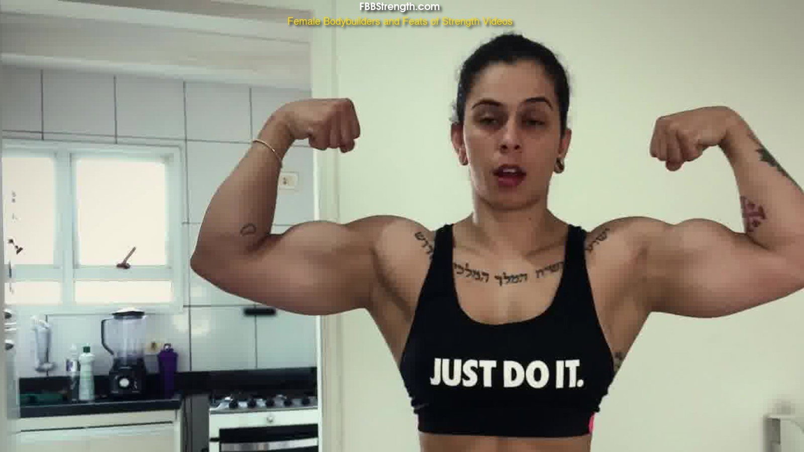 Photo by MusclegirlStrength with the username @MusclegirlStrength, who is a brand user,  April 6, 2024 at 4:12 PM and the text says 'Watch Sassenach's Jaw-Dropping Feat: Lifting a Fridge with Her Herculean Biceps!: StrongWomanCrushing.com

#musclegirl #musclegirllove #femalemuscle #femalemuscles #featsofstrength #PowerfulWomen #StrongAndBeautiful #MusclesInMotion'
