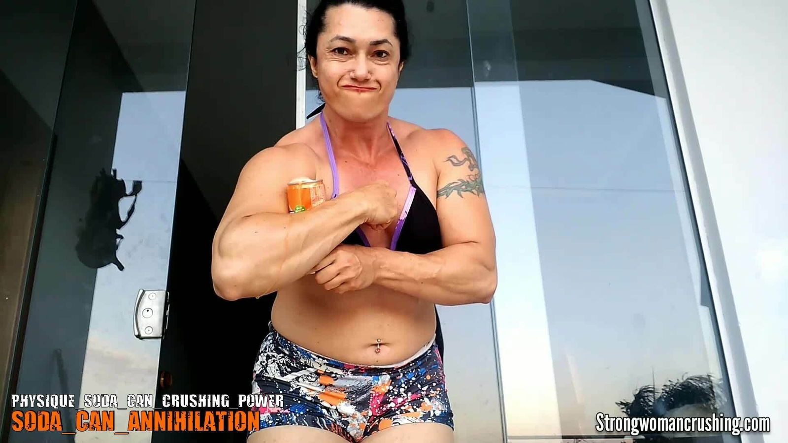 Watch the Photo by MusclegirlStrength with the username @MusclegirlStrength, who is a brand user, posted on September 20, 2023 and the text says 'Smash the patriarchy with 💪🏽👊🏾 and get your membership to watch the 🎥 about strong women crushing soda cans with Physique now! #strongwoman #sodacan #powermove #empowerment#patriarchybusting Visit www.strongwomancrushing.com'