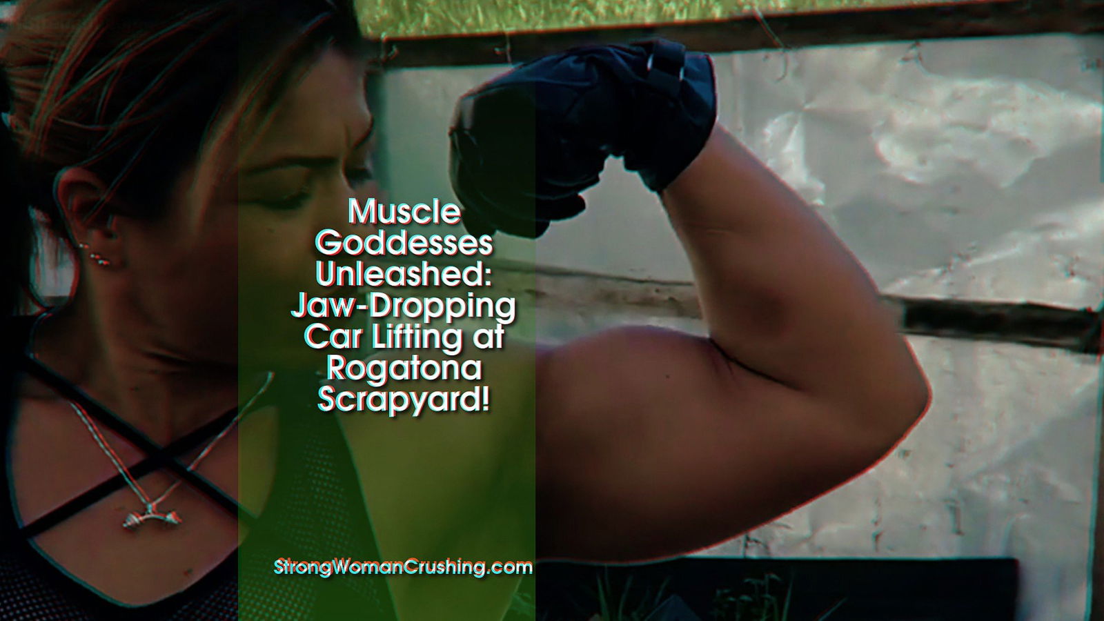 Album by MusclegirlStrength with the username @MusclegirlStrength, who is a brand user,  February 2, 2024 at 1:08 PM and the text says 'Muscle Goddesses Unleashed: Jaw-Dropping Car Lifting at Rogatona Scrapyard!
Full Video: https://bit.ly/3FSqv2q

Experience the raw power and sensuality of muscular girls at Rogatona Scrapyard - witness mind-blowing feats of strength as they lift cars,..'