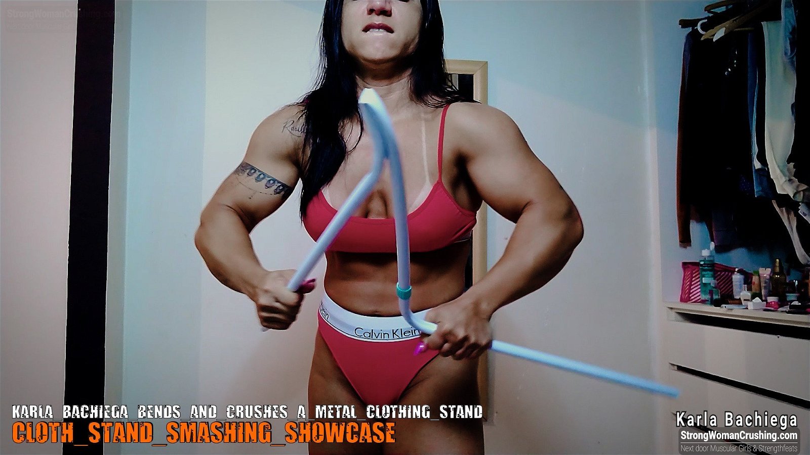 Photo by MusclegirlStrength with the username @MusclegirlStrength, who is a brand user,  January 9, 2024 at 11:06 AM and the text says 'Muscle Goddess Karla Bachiega DESTROYS Metal Stand!
Link: https://bit.ly/3FiejHT

#MuscularFemales #BulgingBiceps #StrongWomen #GoddessesofStrength #MuscleQueens #EmpoweredWomen #FlexFriday #LiftLikeAGirl #CrushingIt #PowerfulPhysiques #BeastModeWomen..'