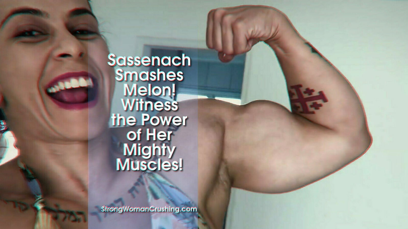 Album by MusclegirlStrength with the username @MusclegirlStrength, who is a brand user,  February 15, 2024 at 1:45 AM and the text says 'Sassenach Smashes Melon! Witness the Power of Her Mighty Muscles!
Full Video: https://bit.ly/47ONsCd

Experience the raw power of muscular goddesses as they dominate and flex, bending metal, crushing objects, and showcasing their incredible strength -..'