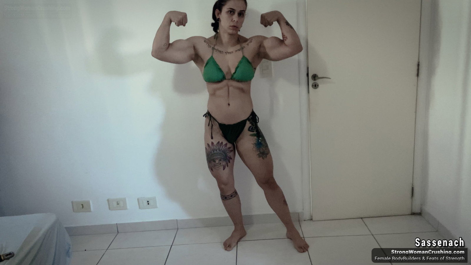 Photo by MusclegirlStrength with the username @MusclegirlStrength, who is a brand user,  April 27, 2024 at 11:46 PM and the text says 'Unleashing the Sassenach Powerhouse: Insane Feats of Strength!: StrongWomanCrushing.com

#musclegirl #musclegirllove #femalemuscle #femalemuscles #featsofstrength #MuscleMavens #StrengthUnleashed #PowerfulWomen'