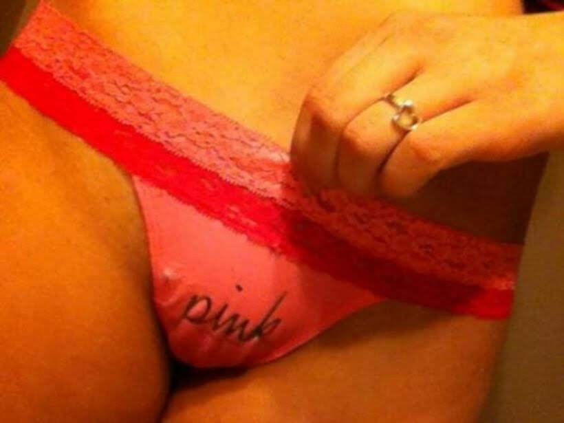 Album by Mrs.Macklin38C with the username @Bustyashten38C,  September 5, 2020 at 2:48 AM. The post is about the topic College Amateurs and the text says 'lil pink thong'