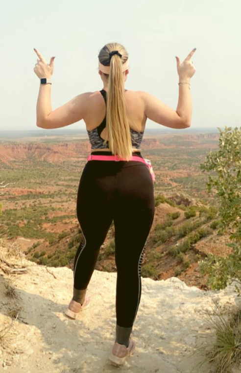 Photo by AshtenTheSlut96 with the username @Bustyashten38C,  October 6, 2020 at 7:49 PM. The post is about the topic Amazing Ass and the text says 'yall like my phat booty in these yoga pants'