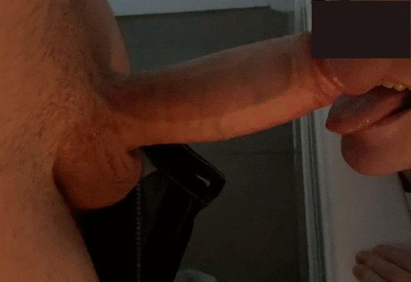 Photo by Canuckcouple with the username @Canuckcouple, who is a verified user,  January 1, 2021 at 1:21 PM. The post is about the topic Real Couples and the text says 'chase the bouncing cock 😜👅'