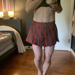 Photo by Canuckcouple with the username @Canuckcouple, who is a verified user,  June 30, 2021 at 1:00 PM. The post is about the topic MILF and the text says 'feeling myself 😉😈'