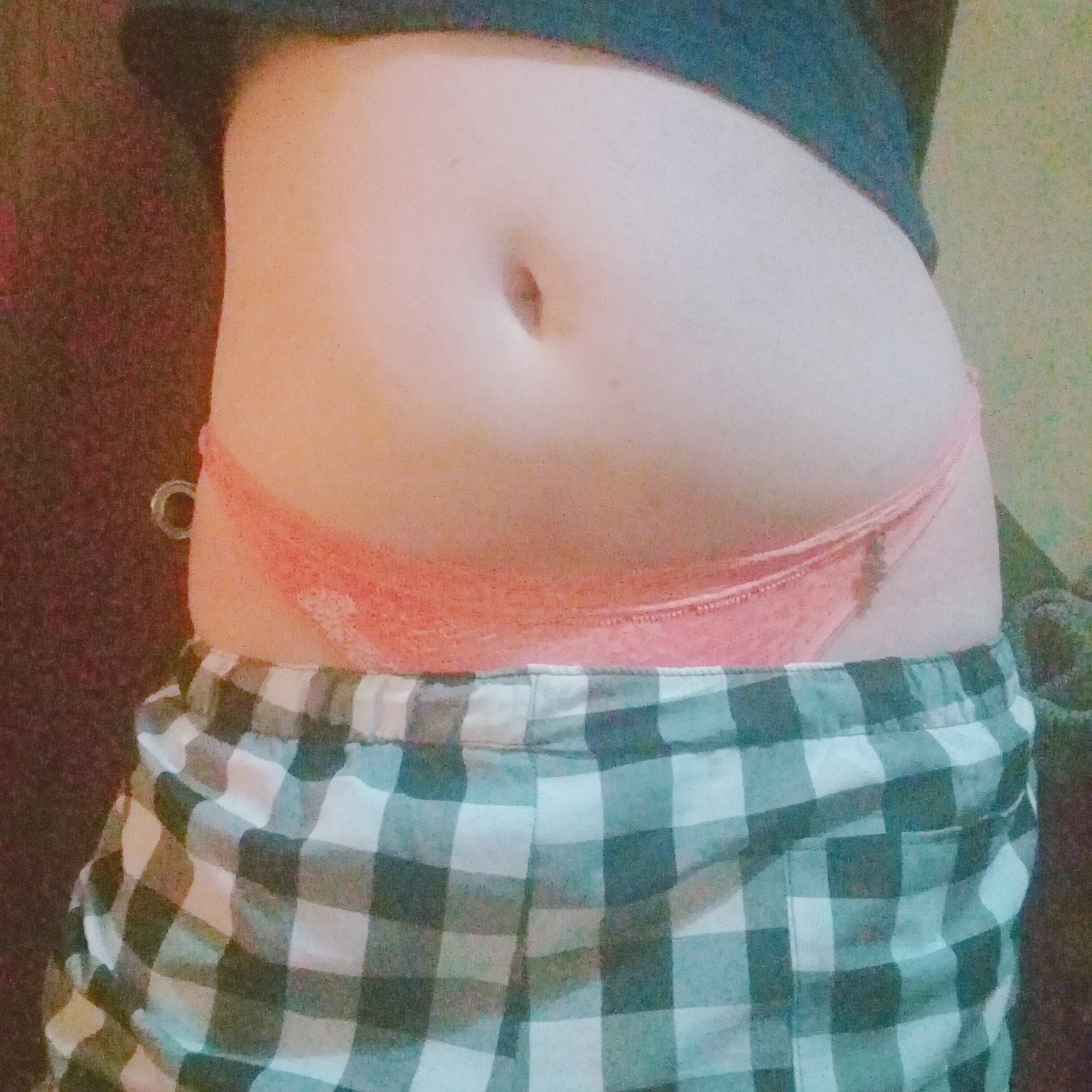 Photo by Slutty Pet RedHead with the username @MonstergirlGF,  September 15, 2020 at 9:36 AM. The post is about the topic Teen and the text says 'Do you like my tummy? 💘'