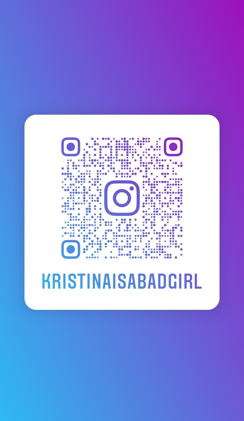Photo by KBadGirl with the username @KBadGirl, who is a star user,  September 28, 2020 at 11:05 AM and the text says 'Follow me on Instagram: kristinaisabadgirl'