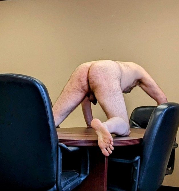 Photo by Cautious Curious with the username @CautiousCurious, who is a verified user,  June 15, 2023 at 10:04 PM. The post is about the topic Gay Hairy Men and the text says 'Ready for the group meeting.
#me #ass #hairy #cautiouscurious'